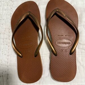 Havaianas Brown Flip Flops